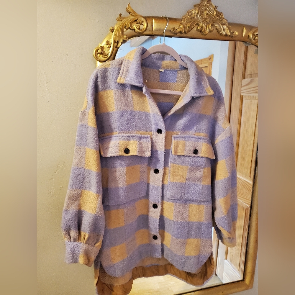 Lavendar Cream Shacket